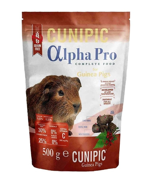 西班牙Cunipic alpha pro無榖天竺鼠飼料